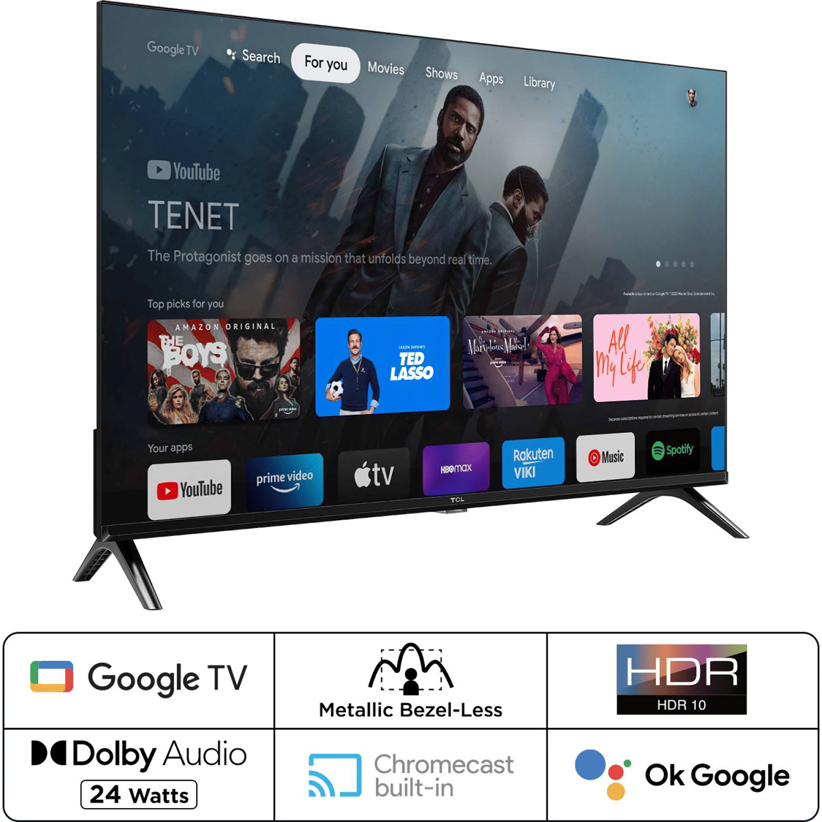 Buy TCL S5400 80 cm (32 inch) Full HD LED Smart Android TV with